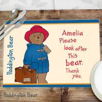 Personalised Paddington Bear Laminated Placemat Extra Image 2 Preview